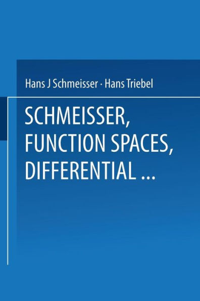 Function Spaces, Differential Operators and Nonlinear Analysis