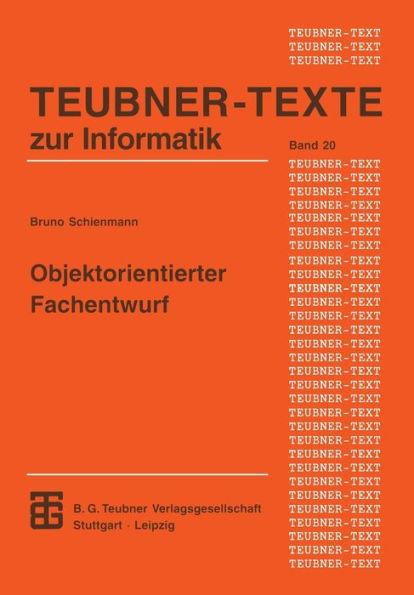 Objektorientierter Fachentwurf: Ein terminologiebasierter Ansatz für die Konstruktion von Anwendungssystemen