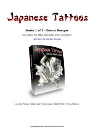 Title: Japanische Tattoos - Serie 1 von 3 - Japanese Demon Designs. Große Auswahl an Tattoo Design Vorlagen, Motiv: Japanische Dämonen.: Japanische Tattoos - Japanische Dämonen Design., Author: Otmar Trierweiler
