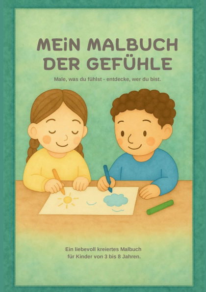 Mein Malbuch der Gefï¿½hle: Gefï¿½hle entdecken, benennen & verstehen fï¿½r Kinder von 3 bis 8 Jahren