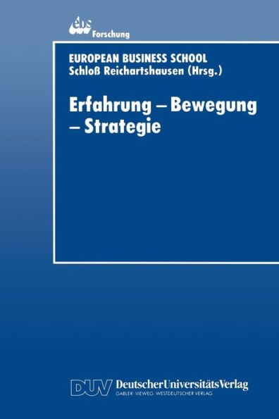 Erfahrung - Bewegung - Strategie