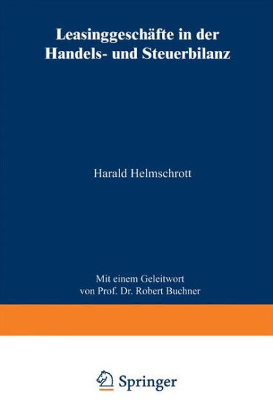 Leasinggeschäfte in der Handels- und Steuerbilanz