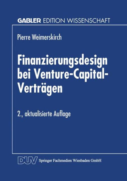 Finanzierungsdesign bei Venture-Capital-Verträgen