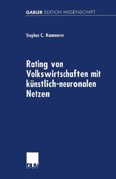 Rating von Volkswirtschaften mit künstlich-neuronalen Netzen