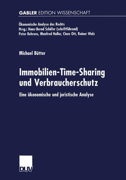 Immobilien-Time-Sharing und Verbraucherschutz: Eine ökonomische und juristische Analyse