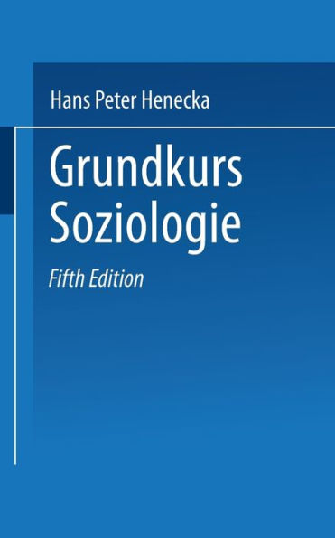 Grundkurs Soziologie