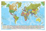 Title: World Political Wall Map, Author: P Beynon-Davies