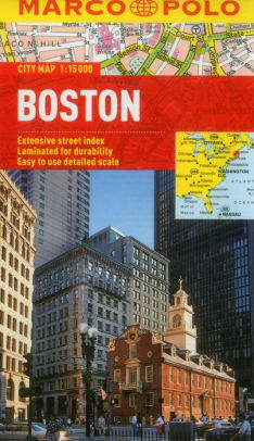 Boston Marco Polo City Map By Marco Polo Travel Other Format