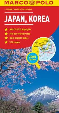 Japan, Korea Marco Polo Map