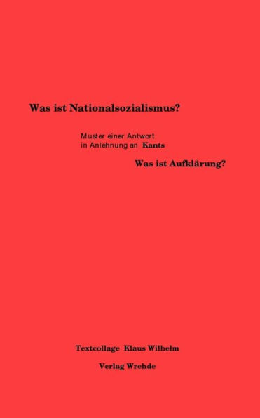 Was ist Nationalsozialismus?