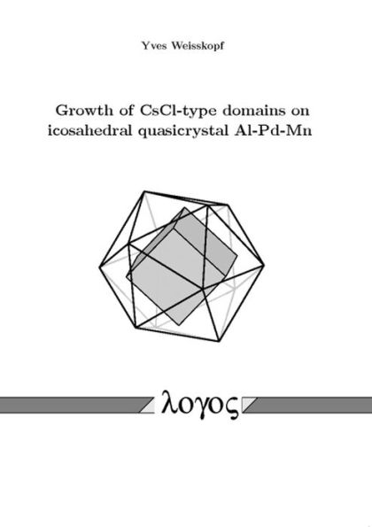 Growth of CsCl-type domains on icosahedral quasicrystal Al-Pd-Mn