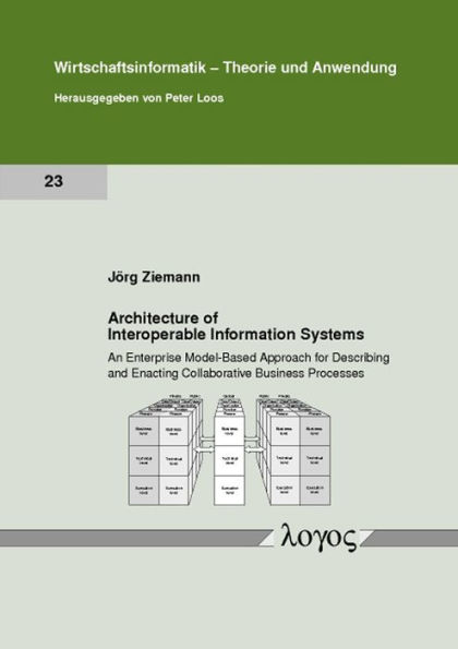 Architecture of Interoperable Information Systems: An Enterprise Model-Based Approach for Describing and Enacting Collaborative Business Processes