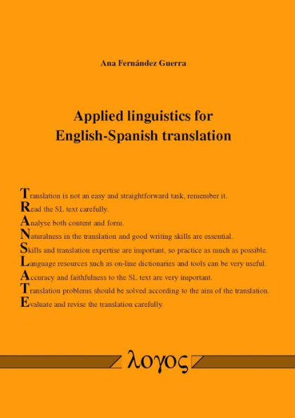 Applied linguistics for English-Spanish translation