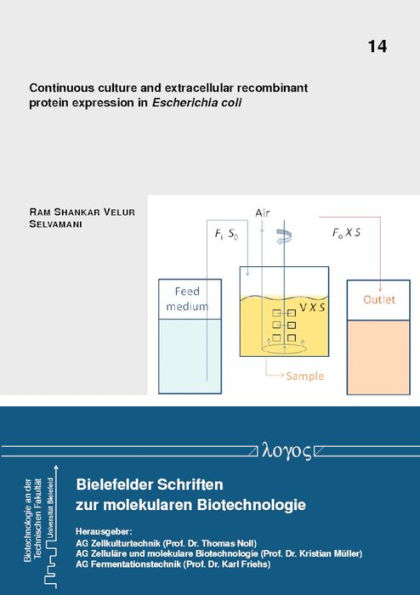 Continuous culture and extracellular recombinant protein expression in Escherichia coli