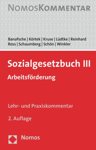 Sozialgesetzbuch III: Arbeitsforderung