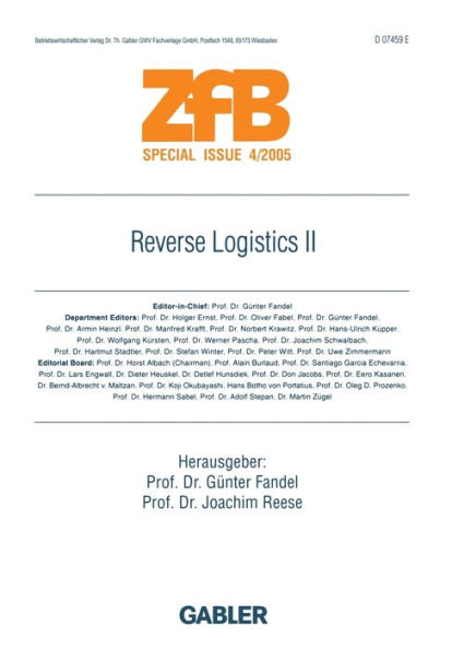 Reverse Logistics II