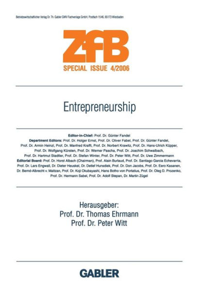 Entrepreneurship