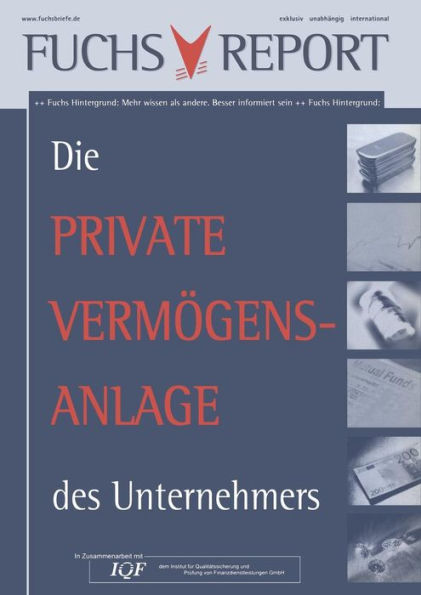 Die private Vermögensanlage des Unternehmers