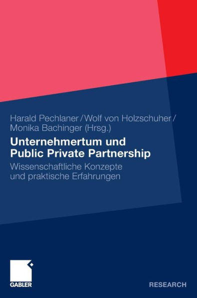Unternehmertum und Public Private Partnership: Wissenschaftliche Konzepte und praktische Erfahrungen