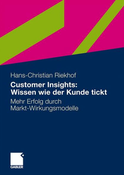 Customer Insights: Wissen wie der Kunde tickt: Mehr Erfolg durch Markt-Wirkungsmodelle