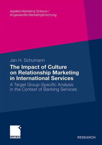 The Impact of Culture on Relationship Marketing in International Services: A Target Group-Specific Analysis in the Context of Banking Services