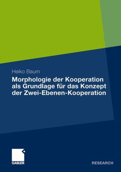 Morphologie der Kooperation als Grundlage für das Konzept der Zwei-Ebenen-Kooperation