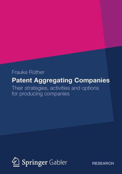 Patent Aggregating Companies: Their strategies, activities and options for producing companies