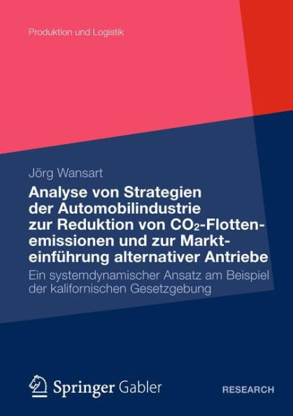 Analyse von Strategien der Automobilindustrie zur Reduktion von CO2-Flottenemissionen und zur Markteinfï¿½hrung alternativer Antriebe: Ein systemdynamischer Ansatz am Beispiel der kalifornischen Gesetzgebung