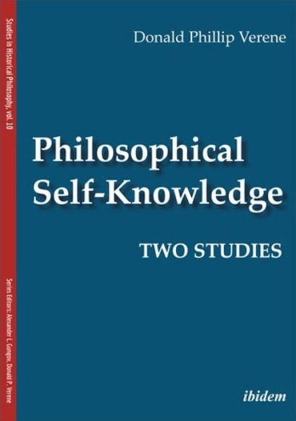 Philosophical Self-Knowledge: Two Studies