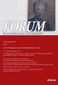 Title: Forum für osteuropäische Ideen- und Zeitgeschichte: Zum 70. Todestag des russischen Philosophen Simon L. Frank, Author: Leonid Luks