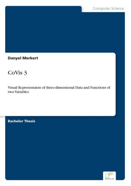 CoVis 3: Visual Representaion of three-dimensional Data and Functions of two Variables