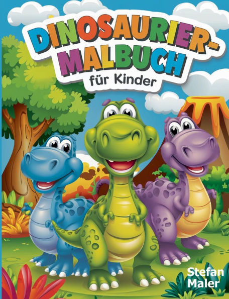 Dinosaurier-Malbuch fï¿½r Kinder: Ideal fï¿½r Vorschulkinder und Grundschulkinder