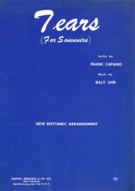 Title: Tears (For Souvenirs): as performed by Rudy Vallee; Ken Dodd etc; Single Songbook, Author: Billy Uhr