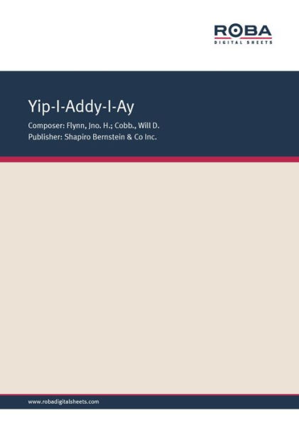 Yip-I-Addy-I-Ay: Popular Standard; Single Songbook