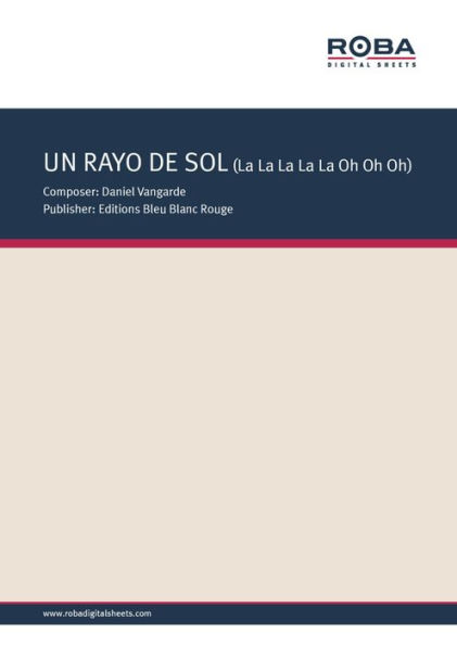 Un Rayo De Sol (La La La La La Oh Oh Oh): Single Songbook, as performed by Los Diablos