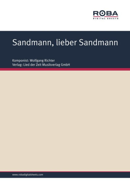 Sandmann, lieber Sandmann: Single Songbook