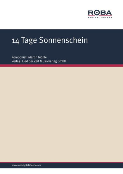 14 Tage Sonnenschein: Single Songbook