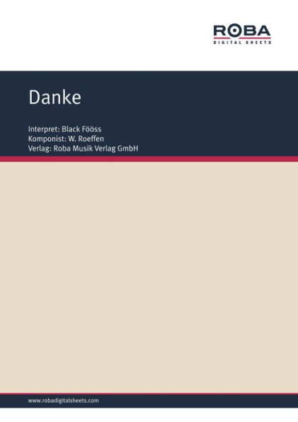 Danke : as performed by Bläck Fööss, Single Songbook