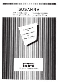 Title: Susanna: as performed by Erik Silvester, Single Songbook, Author: Michael Holm