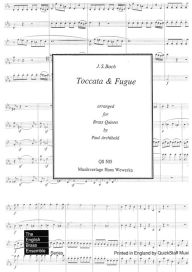 Title: Toccata & Fugue: Single Songbook, Author: Johann Sebastian Bach
