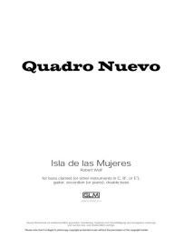 Title: Isla de las Mujeres: Sheet Music, Author: Robert Wolf