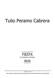 Title: Fiesta: sheet music, Author: Tulio Peramo Cabrera