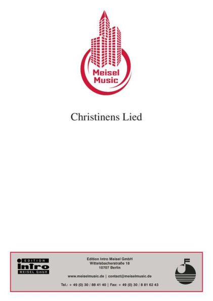 Christinens Lied: Single Songbook