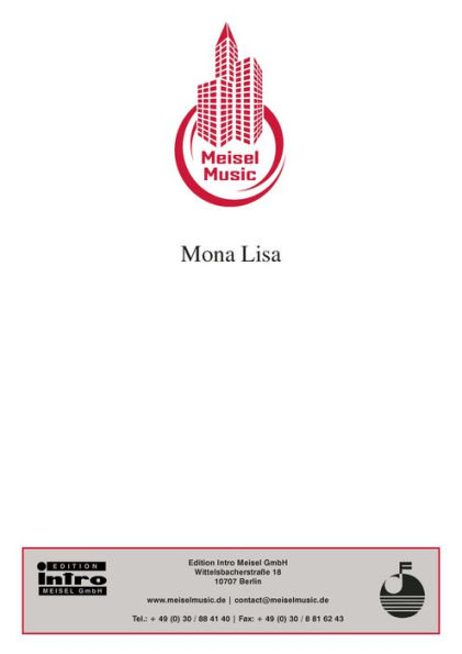 Mona Lisa warum lächelst du: Single Songbook