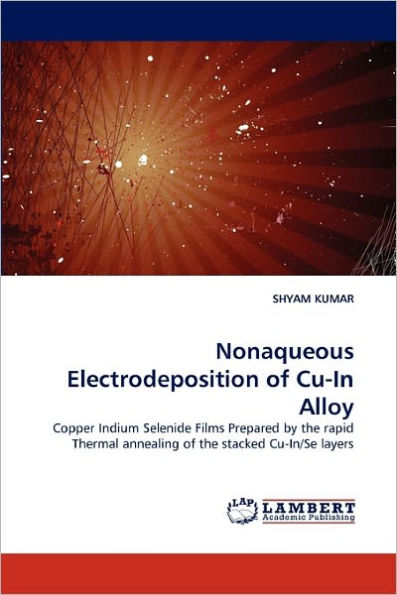 Nonaqueous Electrodeposition of Cu-In Alloy