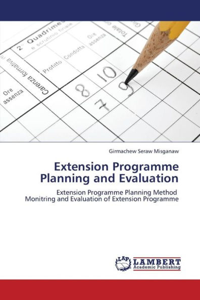 Extension Programme Planning and Evaluation