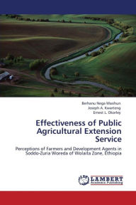 Title: Effectiveness of Public Agricultural Extension Service, Author: Berhanu Nega Wasihun