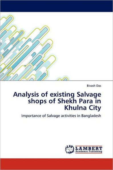 Analysis of existing Salvage shops of Shekh Para in Khulna City