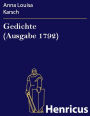 Gedichte (Ausgabe 1792)
