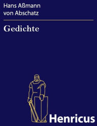 Title: Gedichte, Author: Hans Aßmann von Abschatz